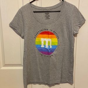 M&M shirt- Everything is better in color